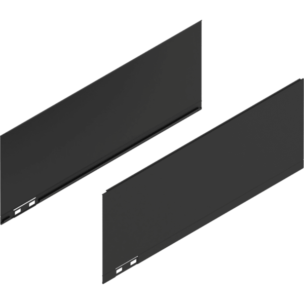 LEGRABOX Dekorelement, H=177 mm, NL=450 mm, carbonschwarz matt, links/rechts