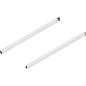 MERIVOBOX Längsreling, NL=450 mm, links/rechts, seidenweiß