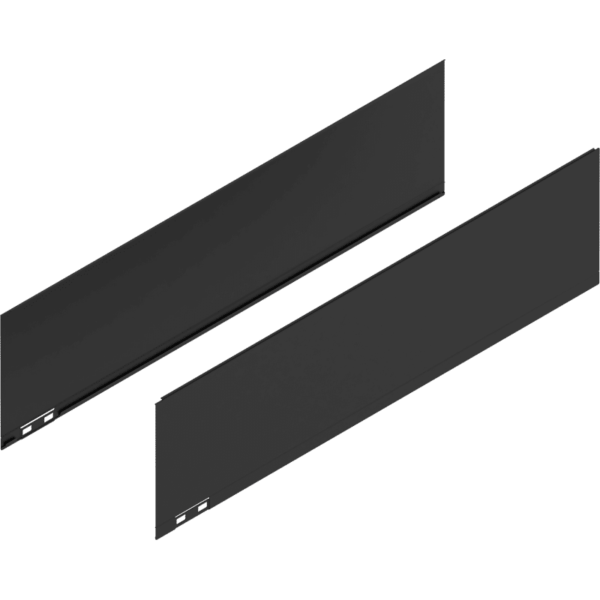 LEGRABOX Dekorelement, H=177 mm, NL=650 mm, carbonschwarz matt, links/rechts