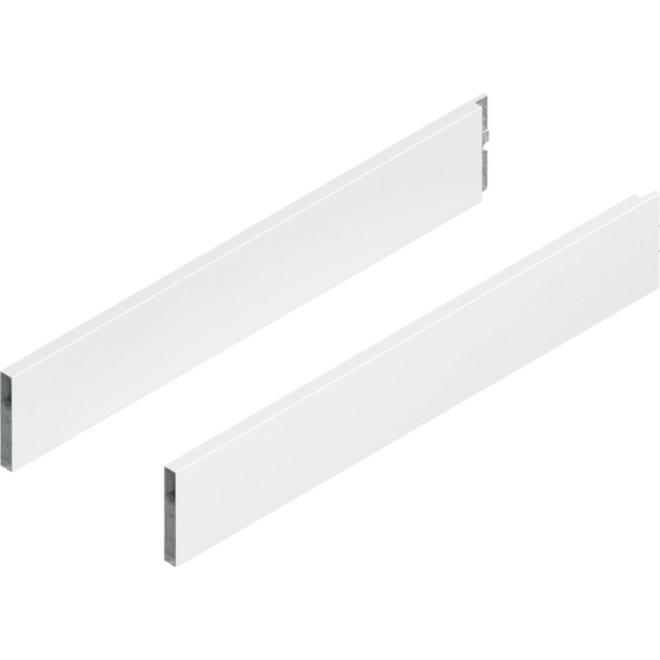 MERIVOBOX BOXCAP, NL=600mm, Höhe E, links/rechts, seidenweiß