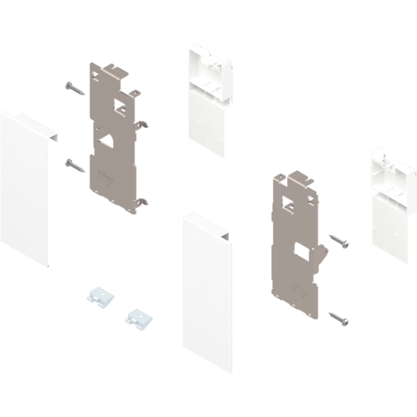 Blum LEGRABOX pure Fronthalter Höhe K für Innenschubkasten seidenweiß