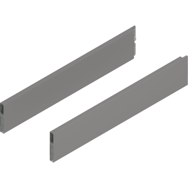 MERIVOBOX BOXCAP, NL=550mm, Höhe E, links/rechts, indiumgrau