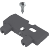 Frontstabilisierung für Tandembox RAL 7037 Staubgrau