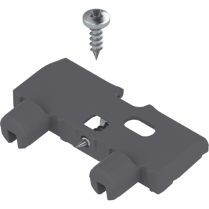 Frontstabilisierung für Tandembox RAL 7037 Staubgrau