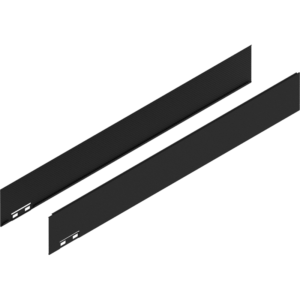 LEGRABOX Dekorelement, H=90.5 mm, NL=650 mm, carb.schw./carb.look, links/rechts