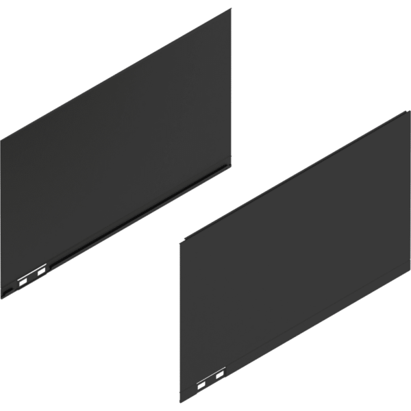 LEGRABOX Dekorelement, H=241 mm, NL=400 mm, carbonschwarz matt, links/rechts