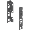 LBX Holzrückwandhalter li./re. K-Höhe 140mm oriongrau