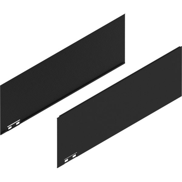 LEGRABOX Dekorelement, H=177 mm, NL=500 mm, carb.schw./carb.look, links/rechts