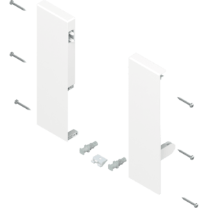 Frontbefestigung rechts/links für Antaro Innenauszug Höhe D seidenweiss 1x Relin