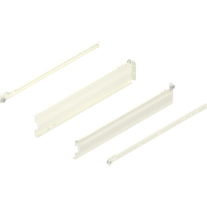 Metabox Teilauszug 500mm C15 Zargenhöhe 86mm, RAL9001 Steckversion