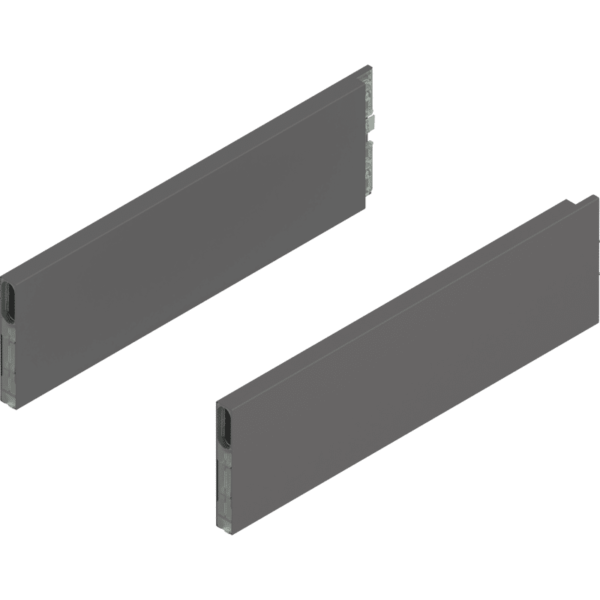 MERIVOBOX BOXCAP, NL=350mm, Höhe E, links/rechts, oriongrau