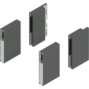 MERIVOBOX BOXCOVER, Höhe E, vorne/hinten, links/rechts, oriongrau (Set)