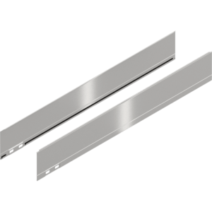LEGRABOX Dekorelement, H=90.5 mm, NL=600 mm, inox-gebür.-lackiert, links/rechts