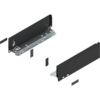 LEGRABOX pure Zarge, H=90.5 mm, NL=300 mm, carbonschwarz matt, links/rechts