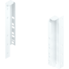 TBX Holzrückwandhalter für Spülenauszug Höhe D 224 mm weiss