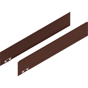 LEGRABOX Dekorelement, H=90.5 mm, NL=500 mm, noble rust, links/rechts