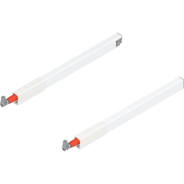 TBX antaro Längsreling-Set für Frontauszug oben NL 350mm, seidenweiss