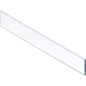 MERIVOBOX Einschubele. Glas vorne klar, KB:600mm, H:75mm für 19mm Korpus