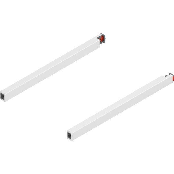 MERIVOBOX Längsreling, NL=300 mm, links/rechts, seidenweiß