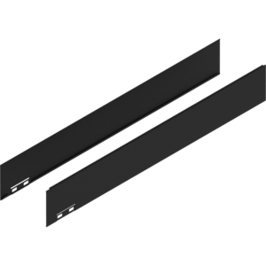 LEGRABOX Dekorelement, H=90.5 mm, NL=600 mm, carb.schw./carb.look, links/rechts