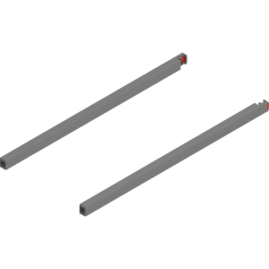 MERIVOBOX Längsreling, NL=450 mm, links/rechts, indiumgrau