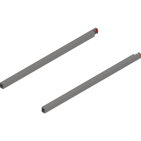 MERIVOBOX Längsreling, NL=450 mm, links/rechts, indiumgrau