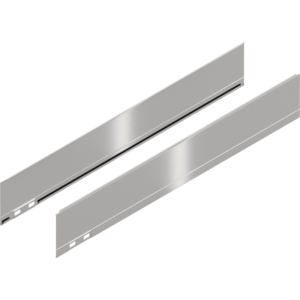 LEGRABOX Dekorelement, H=90.5 mm, NL=550 mm, inox-gebür.-lackiert, links/rechts