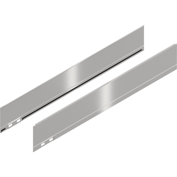 LEGRABOX Dekorelement, H=90.5 mm, NL=550 mm, inox-gebür.-lackiert, links/rechts
