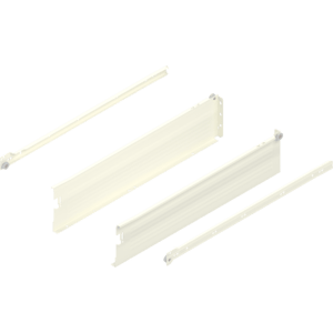 Metabox Teilauszug 550mm Zargenhöhe 118mm, RAL9001 Schraubversion