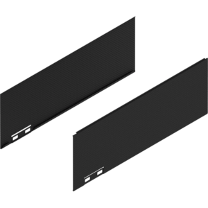 LEGRABOX Dekorelement, H=128.5 mm, NL=350 mm, carb.schw./carb.look, links/rechts