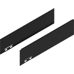 LEGRABOX Dekorelement, H=90.5 mm, NL=350 mm, carb.schw./carb.look, links/rechts