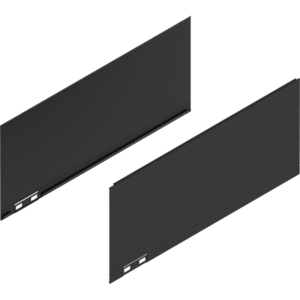 LEGRABOX Dekorelement, H=177 mm, NL=400 mm, lcarbonschwarz matt, links/rechts
