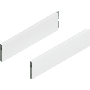MERIVOBOX BOXCAP, NL=400mm, Höhe E, links/rechts, seidenweiß