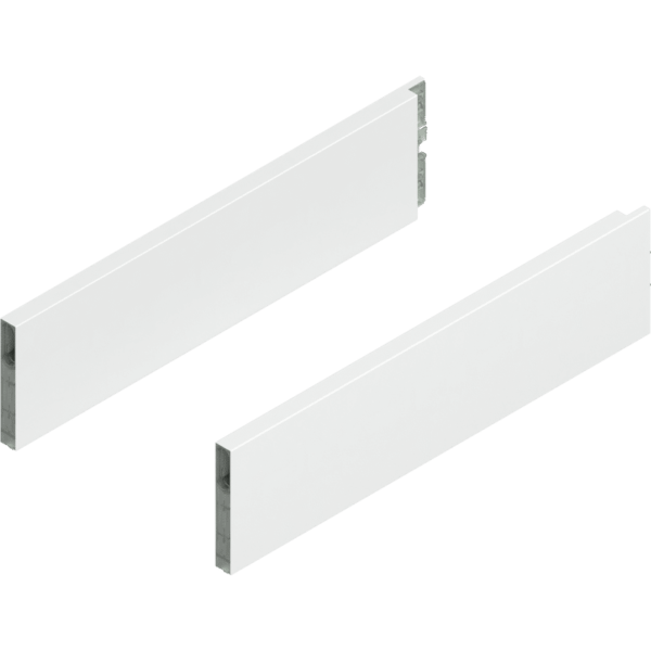 MERIVOBOX BOXCAP, NL=400mm, Höhe E, links/rechts, seidenweiß