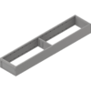 AMBIA-LINE Rahmen für LEGRABOX/MERIVOBOX Schubk.  Breite=100 mm, indiumgrau