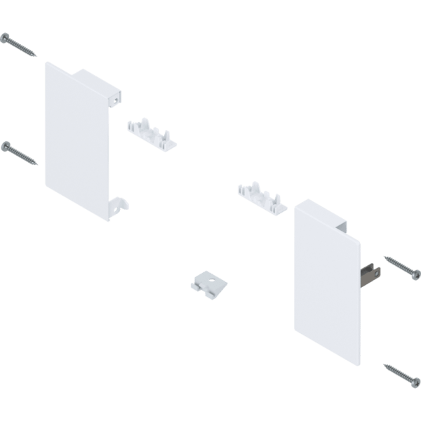 MERIVOBOX Fronthalter, Höhe M für Innenschubkasten, links/rechts, seidenw.