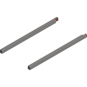 MERIVOBOX Längsreling, NL=400 mm, links/rechts, indiumgrau