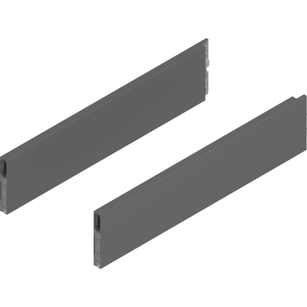 MERIVOBOX BOXCAP, NL=450mm, Höhe E, links/rechts, oriongrau