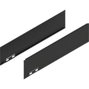 LEGRABOX Dekorelement, H=90.5 mm, NL=350 mm, carbonschwarz matt, links/rechts
