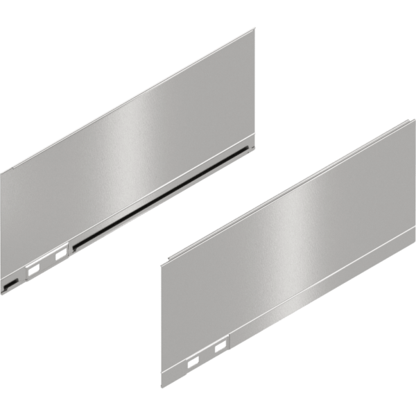 LEGRABOX Dekorelement, H=128.5 mm, NL=300 mm, inox-gebür.-lackiert, links/rechts