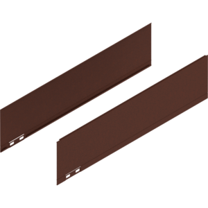Blum LEGRABOX Dekorelement H=128.5 mm NL=500 mm noble rust links/rechts