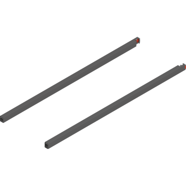 MERIVOBOX Längsreling, NL=600 mm, links/rechts, oriongrau