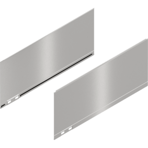 LEGRABOX Dekorelement, H=177 mm, NL=400 mm, inox-gebür.-lackiert, links/rechts