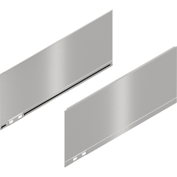 LEGRABOX Dekorelement, H=177 mm, NL=400 mm, inox-gebür.-lackiert, links/rechts