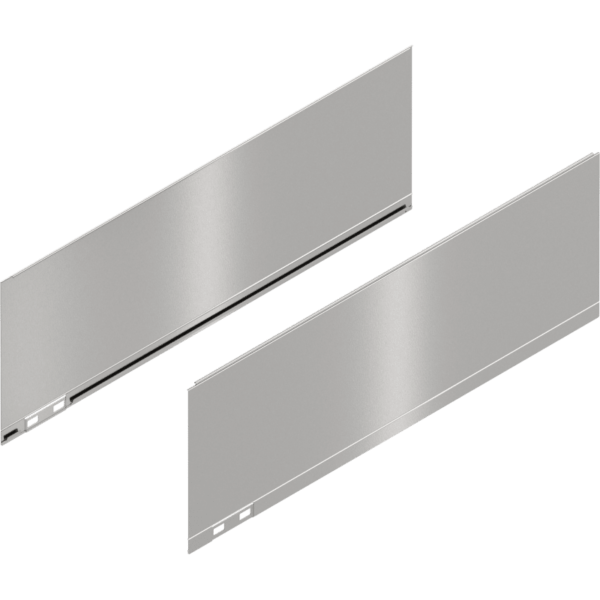 LEGRABOX Dekorelement, H=177 mm, NL=500 mm, inox-gebür.-lackiert, links/rechts
