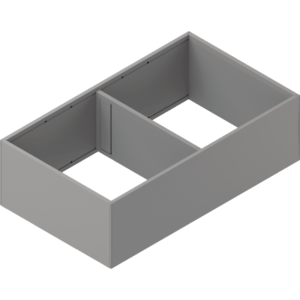 AMBIA-LINE Rahmen für LEGRABOX/MERIVOBOX Fronta. ab NL400x218mm, indiumgrau