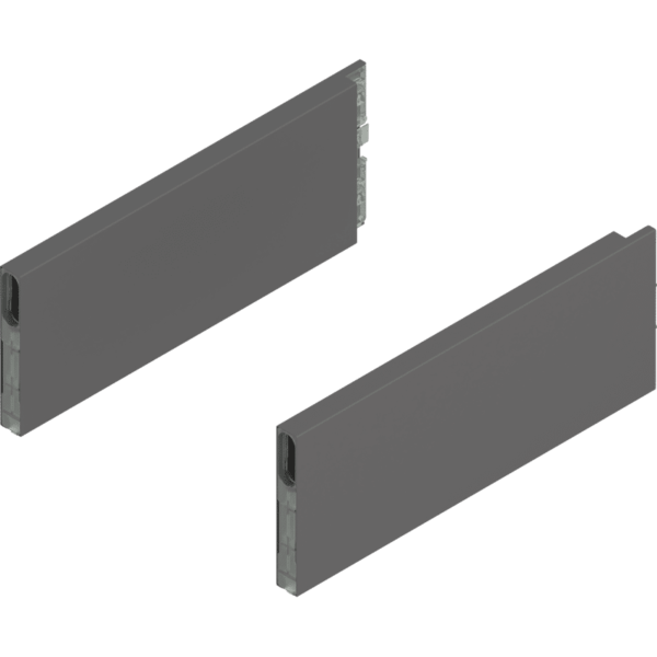 MERIVOBOX BOXCAP, NL=270mm, Höhe E, links/rechts, oriongrau
