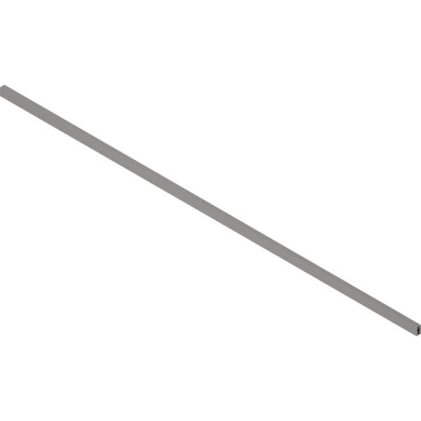 MERIVOBOX Querreling für Innenauszug, bis KB=1200mm zum Ablängen, indiumgr.