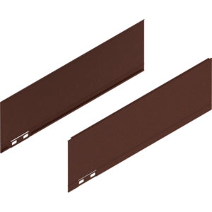 LEGRABOX Dekorelement, H=128.5 mm, NL=400 mm, noble rust, links/rechts