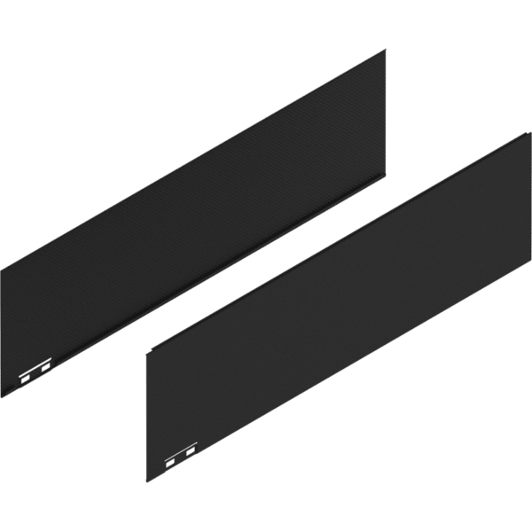 LEGRABOX Dekorelement, H=177 mm, NL=600 mm, carb.schw./carb.look, links/rechts